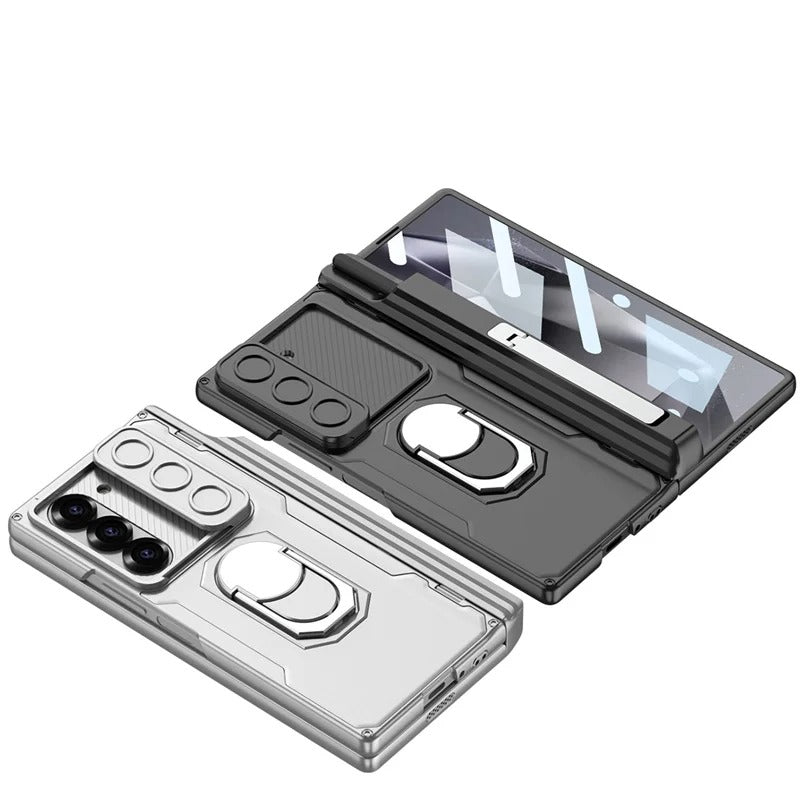 Galaxy Z Fold Series Innovative Folding Hinge Magnetic Bracket Case