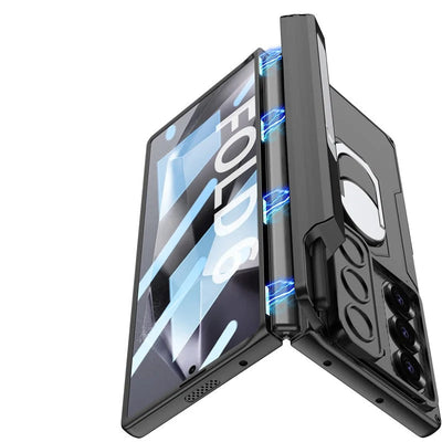 Galaxy Z Fold Series Innovative Folding Hinge Magnetic Bracket Case