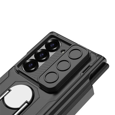 Galaxy Z Fold Series Innovative Folding Hinge Magnetic Bracket Case
