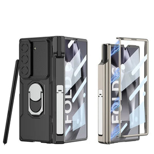 Galaxy Z Fold Series Innovative Folding Hinge Magnetic Bracket Case