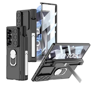 Galaxy Z Fold Series Innovative Folding Hinge Magnetic Bracket Case