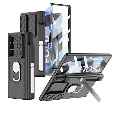 Galaxy Z Fold Series Innovative Folding Hinge Magnetic Bracket Case