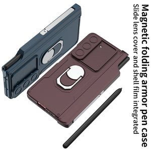 Galaxy Z Fold Series Innovative Folding Hinge Magnetic Bracket Case