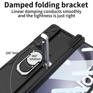 Galaxy Z Fold Series Innovative Folding Hinge Magnetic Bracket Case
