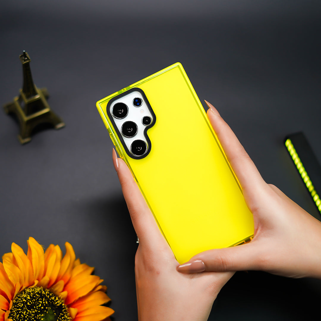 Bold Fluorescent Pop Color Soft Case - Samsung