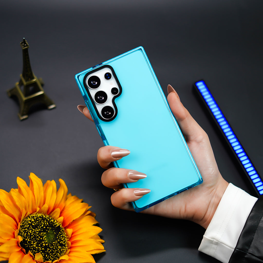 Bold Fluorescent Pop Color Soft Case - Samsung