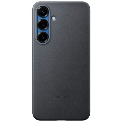 Galaxy S25 Series Premium Metal Camera Ring PU Leather Case