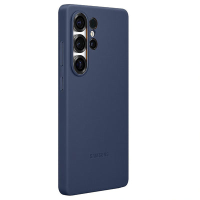 Galaxy S25 Series Premium Metal Camera Ring PU Leather Case