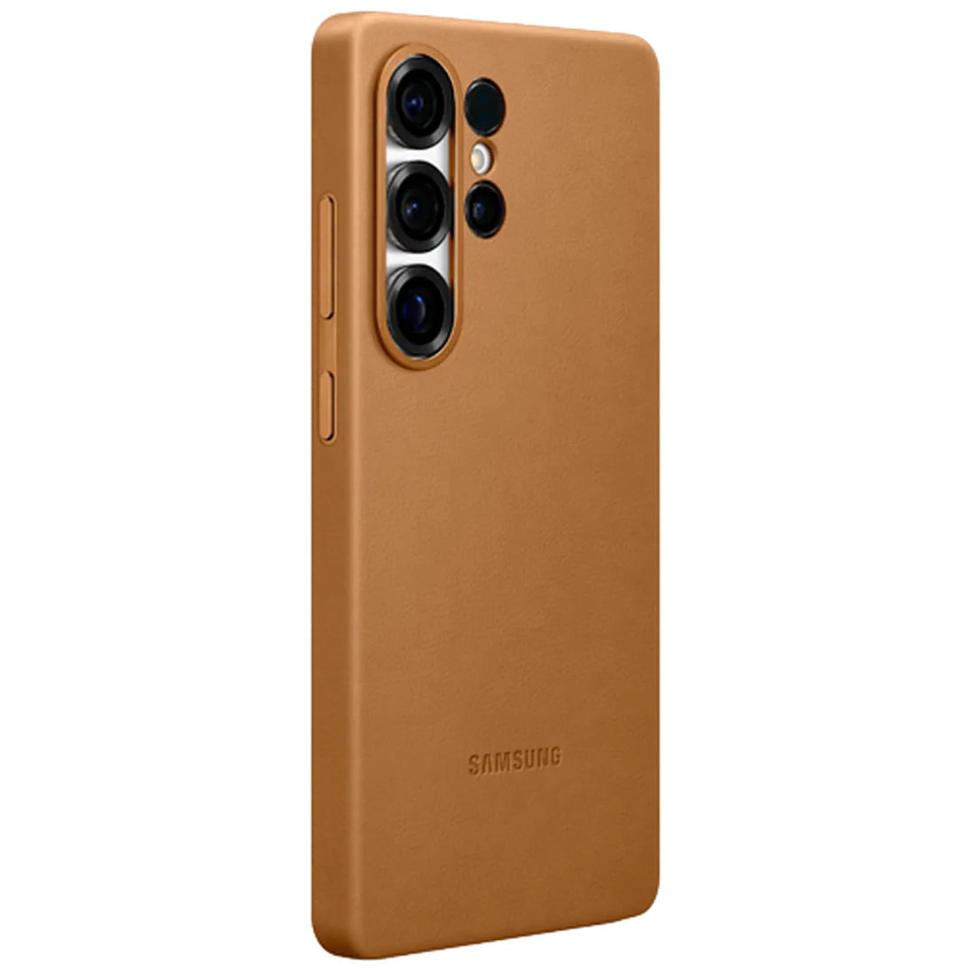 Galaxy S25 Series Premium Metal Camera Ring PU Leather Case