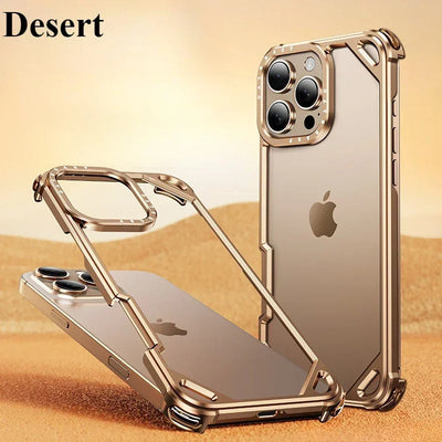 Forged Hollow Metal Guard Case - iPhone