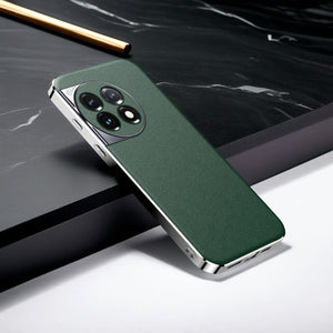 OnePlus 13R Chrome Edge Luxe Leather Case