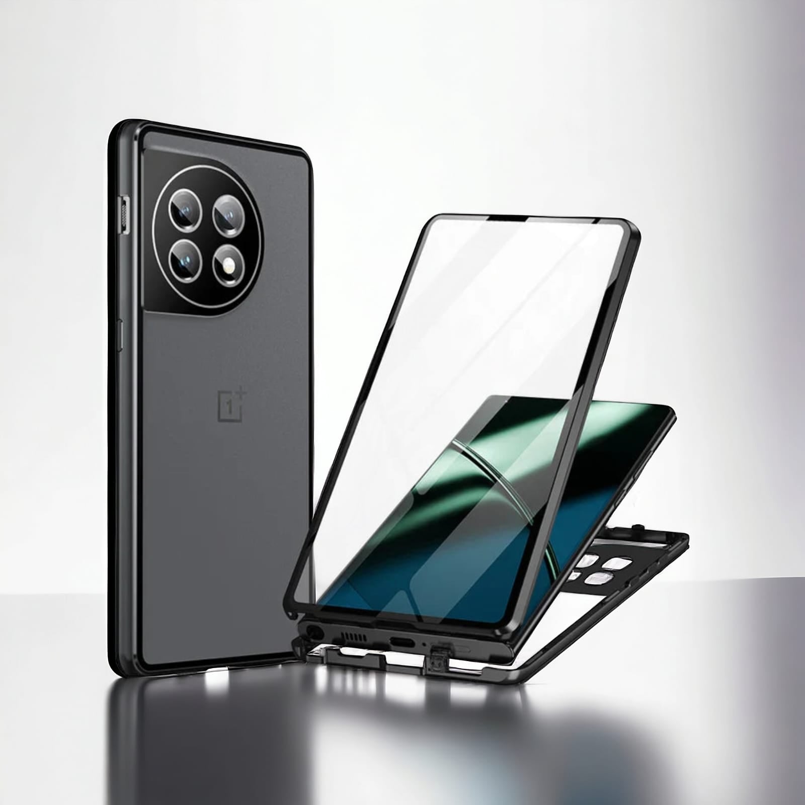 Dual Magnetic Glass Armor Case - Oneplus