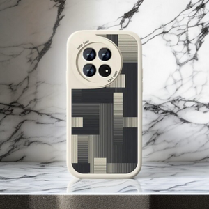 OnePlus 12R Classic Pattern Leather Case