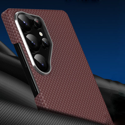 Galaxy S25 Series Neo Armor Carbon Fiber Shield Case