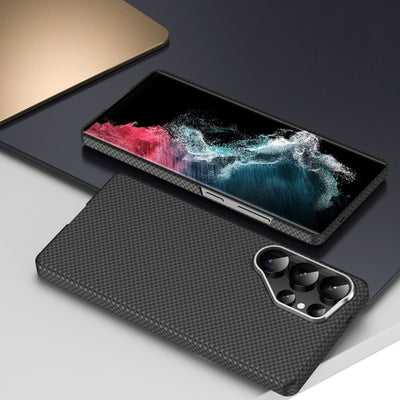 Galaxy S25 Series Neo Armor Carbon Fiber Shield Case