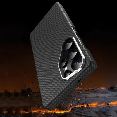 Galaxy S25 Series Neo Armor Carbon Fiber Shield Case