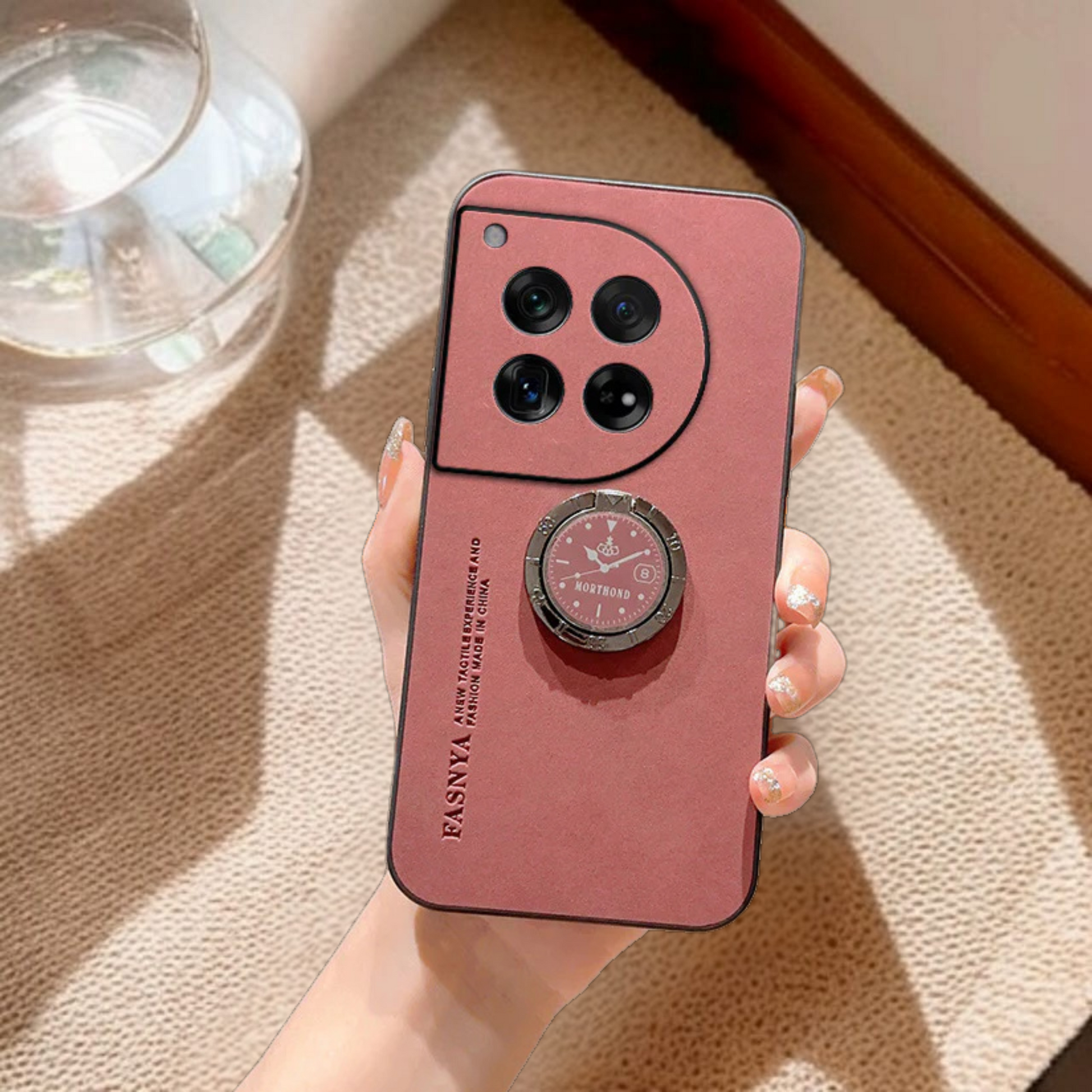 Luxe Loop Leather Ring Holder Case - OnePlus