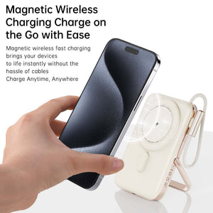 Rock Mag Grip 30W 10000 mAh Magnetic Wireless Power Bank