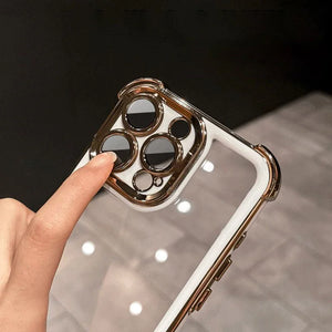 High Edge Frame Clear Shield Case - iPhone