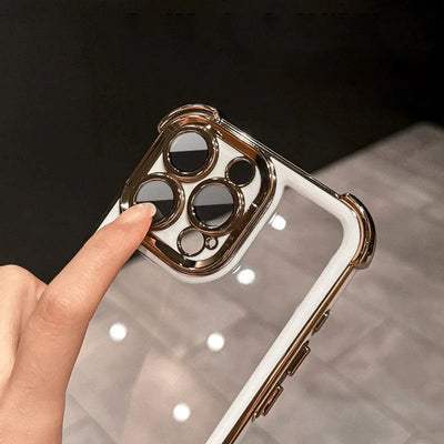 High Edge Frame Clear Shield Case - iPhone