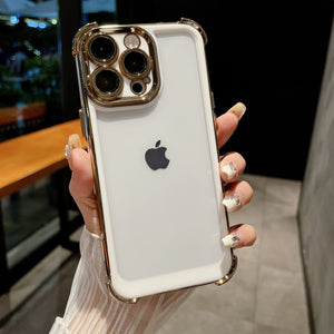 High Edge Frame Clear Shield Case - iPhone