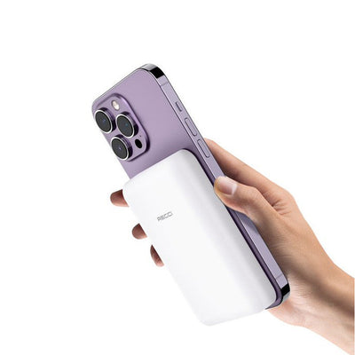 RECCI Magnetic Snap On 10000mAh, 20W PD Wireless PowerBank