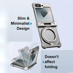 Galaxy Z Flip Series Pivot Guard Magnetic Ring Stand Case