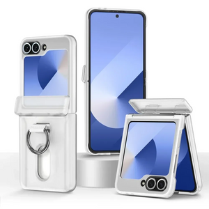 Galaxy Z Flip Series Vault Shield Card Holder Ring Case