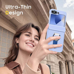 Galaxy Z Flip Series Vault Shield Card Holder Ring Case