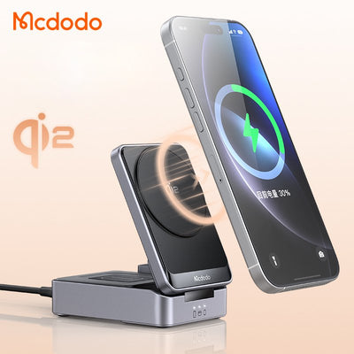 Macdodo 15W Three-In-One Foldable Magnetic Charging Station