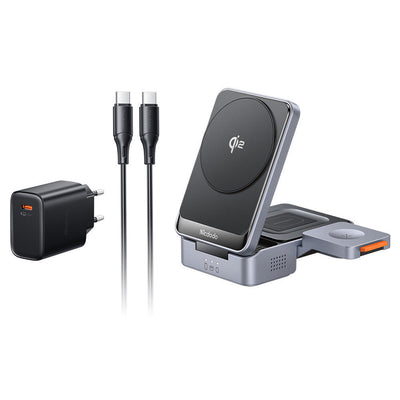 Macdodo 15W Three-In-One Foldable Magnetic Charging Station