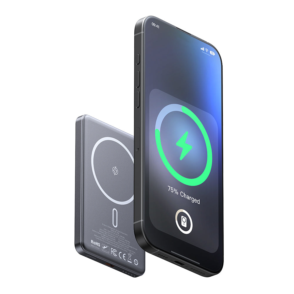 MCDODO UltraSlim 20W Magnetic Alloy Power Bank 5000mAh