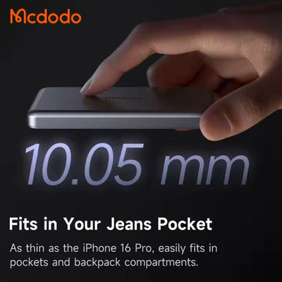MCDODO UltraSlim 20W Magnetic Alloy Power Bank 5000mAh