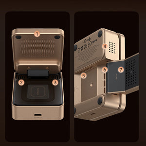 Macdodo 15W Three-In-One Foldable Magnetic Charging Station