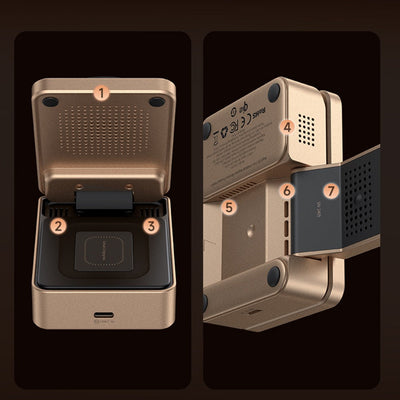 Macdodo 15W Three-In-One Foldable Magnetic Charging Station