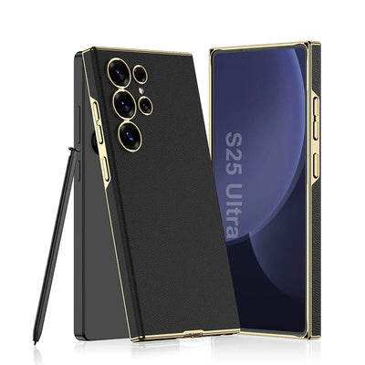 Supreme Elegance Electroplated Leather Case - Samsung