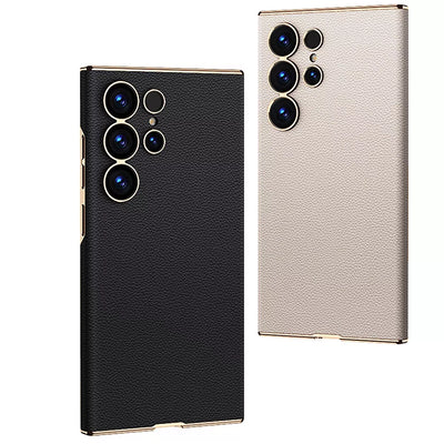 Supreme Elegance Electroplated Leather Case - Samsung