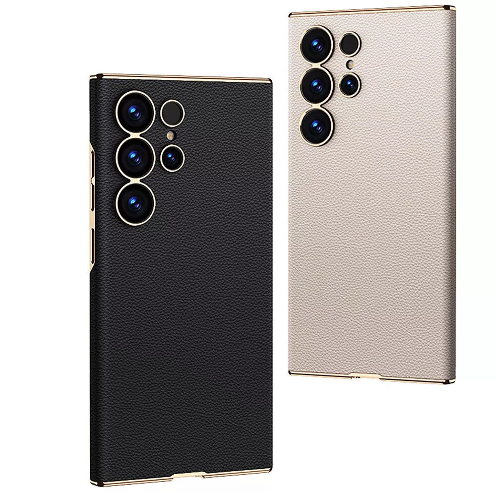 Supreme Elegance Electroplated Leather Case - Samsung