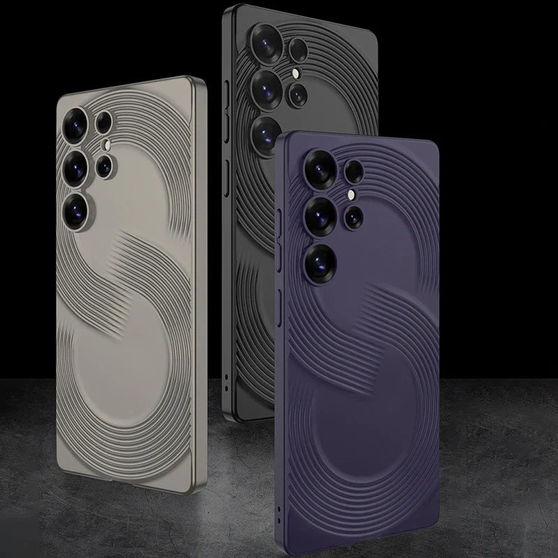 Signature Bold S Matte Grip Case - Samsung