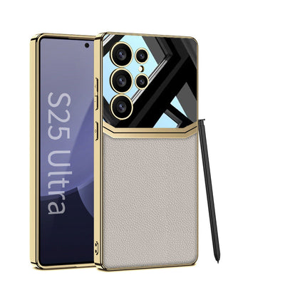 Royal Touch Electroplated Leather Case - Samsung