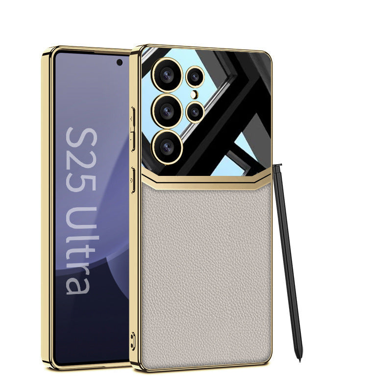 Royal Touch Electroplated Leather Case - Samsung