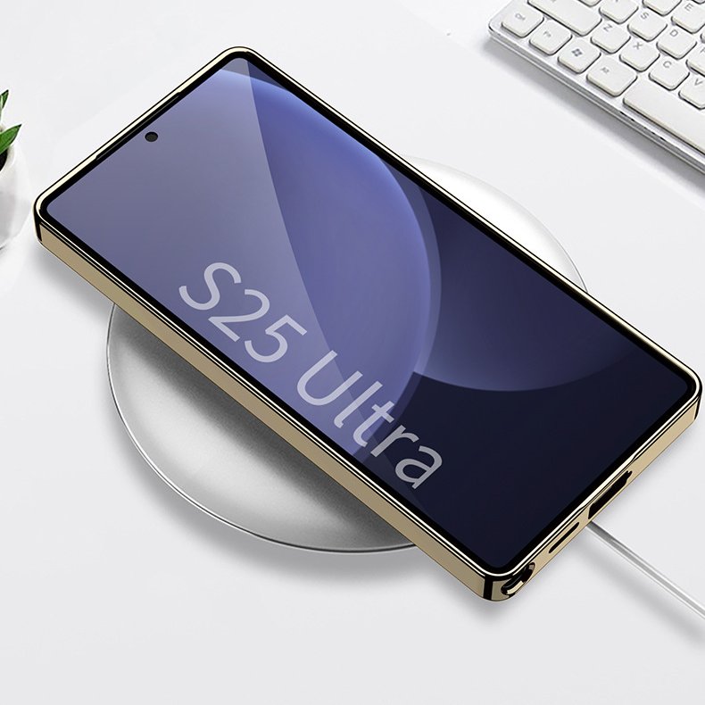 Royal Touch Electroplated Leather Case - Samsung