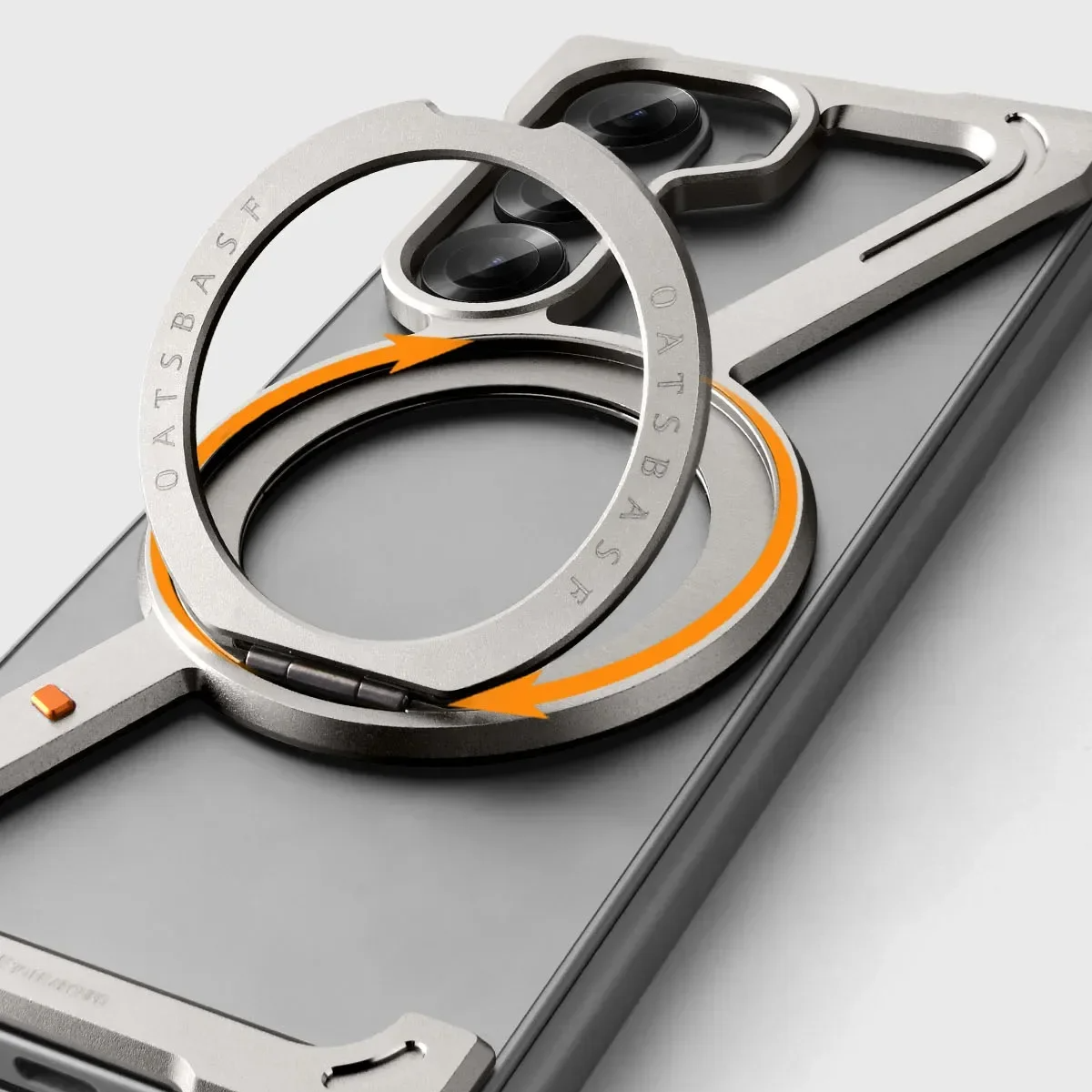 Galaxy Z Fold Series Corner Guard Titanium Magnetic Case