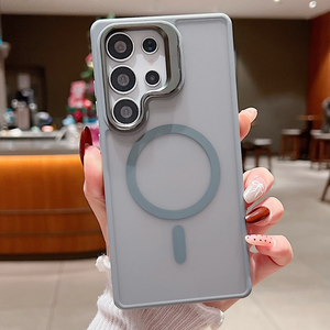 Supreme Feel Magnetic Lens Lock Kickstand Case - Samsung