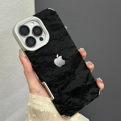 iPhone 16 Series Silky Snowy Mountain Leather Case