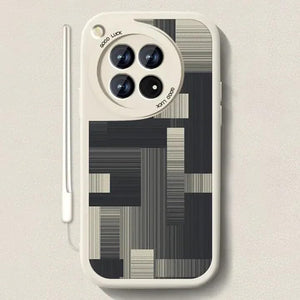 OnePlus 12R Classic Pattern Leather Case