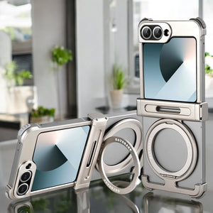 Galaxy Z Flip Series Pivot Guard Magnetic Ring Stand Case