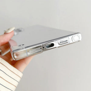 Galaxy S25 Series Frosted Matte Borderless Translucent Case