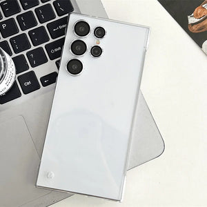 Galaxy S25 Series Frosted Matte Borderless Translucent Case