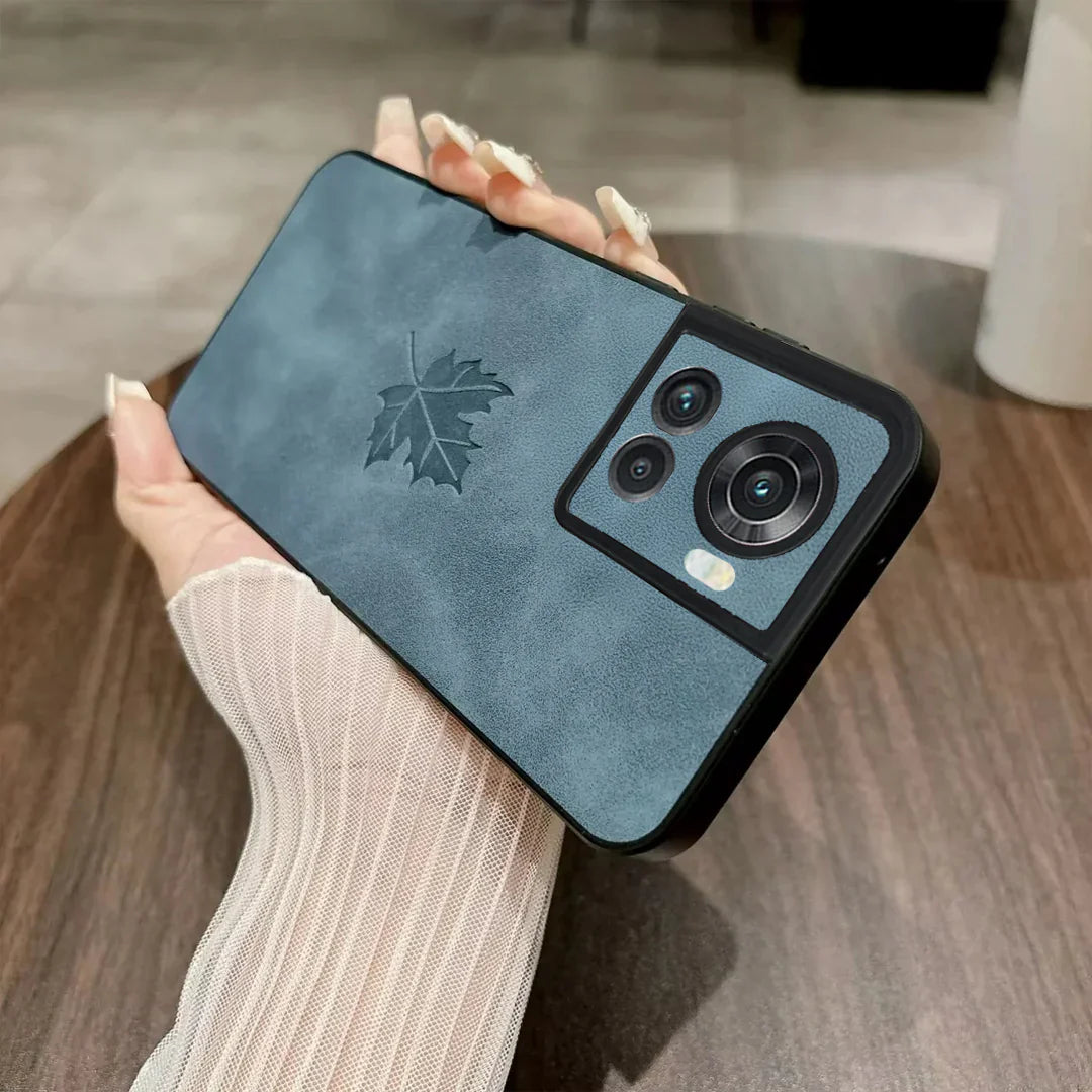 Vintage Maple Leaf Leather Case - OnePlus